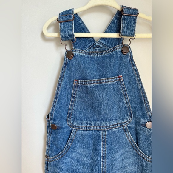 Zara Denim Overalls 12/18M - Picture 2 of 3